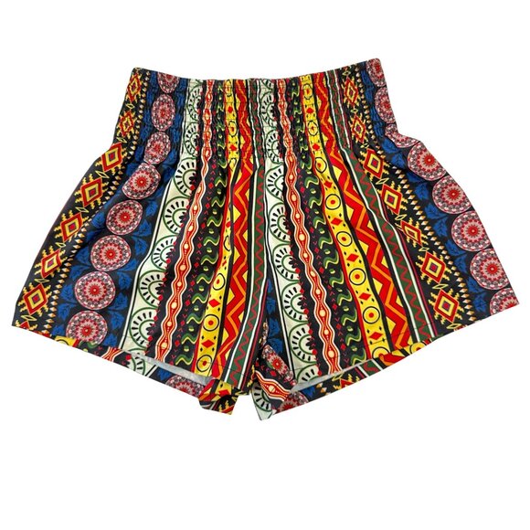 Women's Shein High Waisted Multi-Colored Shorts, Size XS - Picture 1 of 7